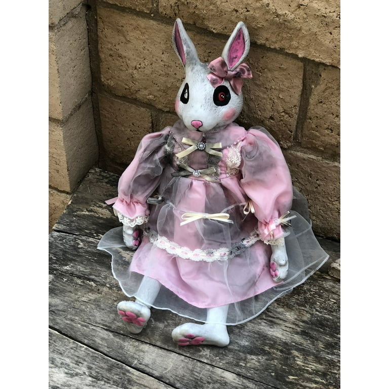 Creepy rabbit doll sales