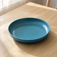 thumbnail image 5 of Dinner Plates with Deep Rim for Serving Salad and Pasta, Microwave and Dishwasher Safe Reusable Plates, 5 of 6