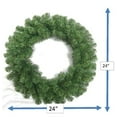 thumbnail image 2 of UN-LIT WREATH 24IN, 2 of 6