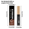 thumbnail image 3 of Fiudx Pegamento para Cejas, Crema de Larga Duración, Fijador de Maquillaje Resistente Al Agua, Potenciador de Belleza Resistente Al Sudor, Diseño de Fácil Aplicación, Ideal para Ocasiones Especiales,, 3 of 3