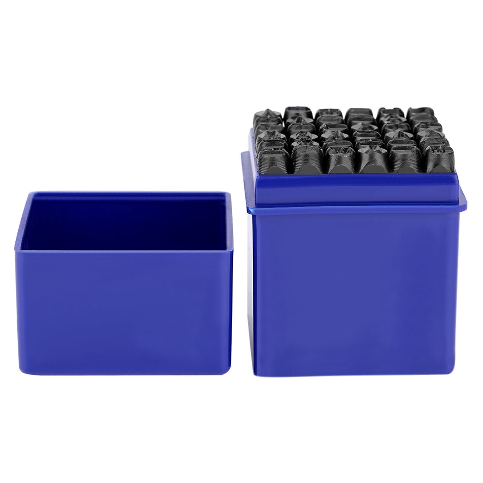 36pcs 6mm Carbon Steel Number/Capital Letter Stamp Punch Set for