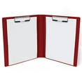 thumbnail image 1 of Carstens Presse-Papiers Style Livre Robuste avec Couvercle, 2 Pinces – Rouge Brique, 1 of 4