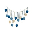 thumbnail image 2 of Tapiz de macramé,Tapiz de macramé para colgar en la pared,bohemio,hecho a mano,Decoración de pared bohemia tejida con flecos colgantes para apartamento,Inicio Sala de estar Decoraciones Azul, 2 of 8