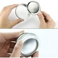 thumbnail image 5 of American Raven Canning Lids & Rings - Fits Regular Ball or Kerr Mason Jars, Regular Canning Lids and Rings |12 Sets, Silver|, 5 of 5