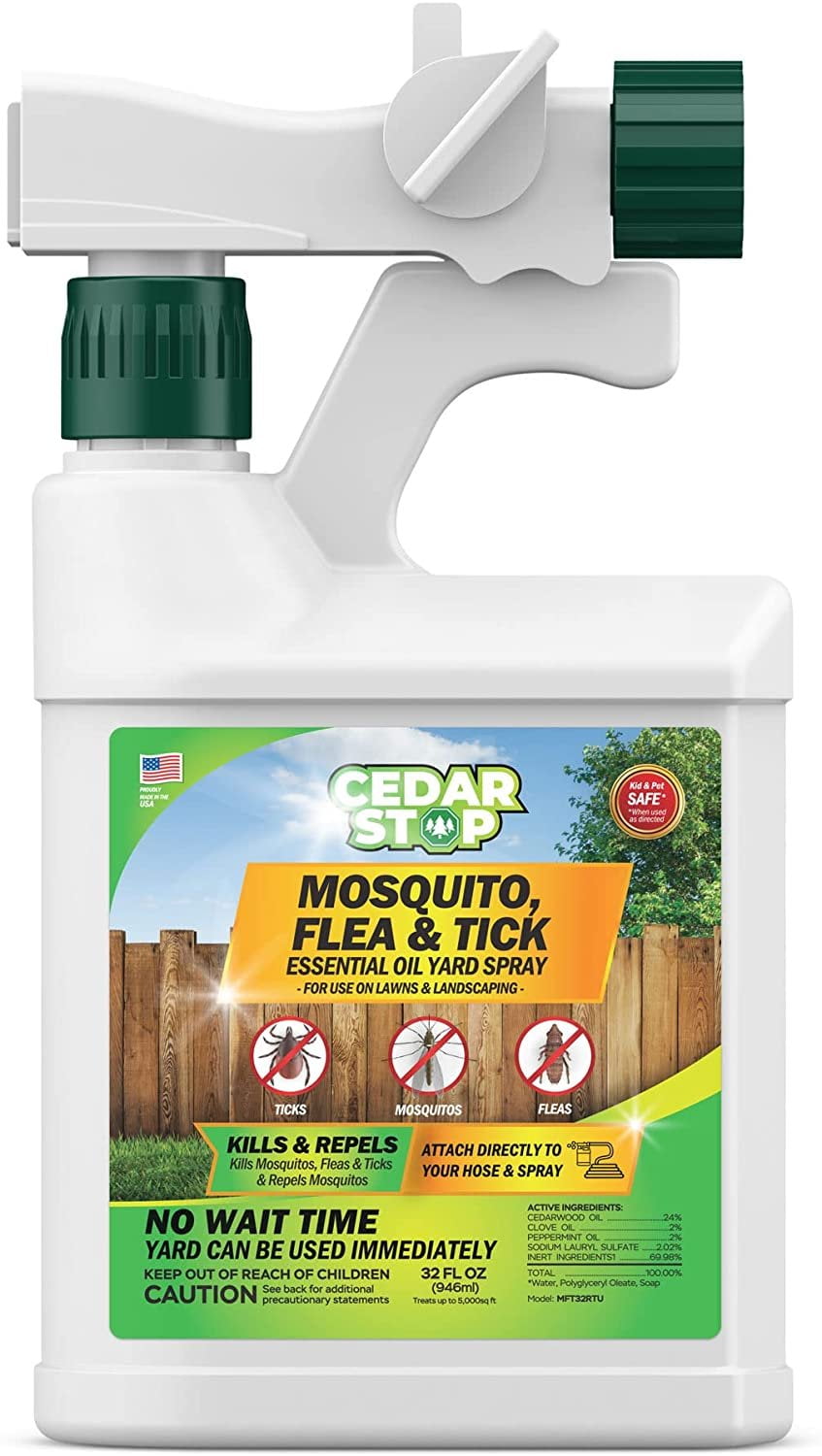 CedarStop 32oz RTU Mosquito, Flea & Tick Spray 1