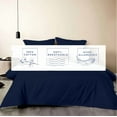 thumbnail image 3 of Kotton Culture 1Pc Queen Size Duvet Cover Only 100% Egyptian Cotton 1000 TC Navy Blue, 3 of 4