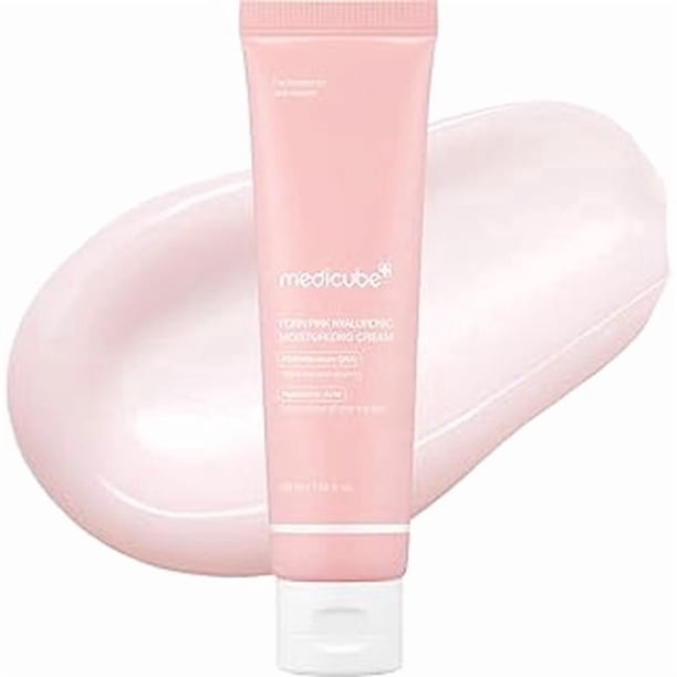 Salmon DNA PDRN Pink Hyaluronic Moisturizing Cream | Blemish Relief & Hydrating Care | Restores Skin Elasticity & Glow | Korean Skincare, Even Skin Tone & Pore Care | 50ml / 1.69 fl.oz.