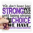 thumbnail image 1 of CafePress - Alzheimer's Howstrongweare Square Sticker 3 X 3 - Square Sticker 3" x 3", 1 of 1