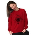 thumbnail image 3 of Spirit Animal Honeybee Symbolic Women Crewneck Sweatshirt Brisco Brands 3X, 3 of 6