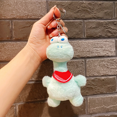thumbnail image 2 of Plush Dinosaur Key Chain Stuffed Animal Toys Backpack Decorations Pendant Key Ring (Blue), 2 of 4