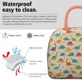 thumbnail image 3 of Womens Colorful Dinosaur Assortment Pattern Lunch Box for Work,Insulated Lunch Bag for Women,Loncheras Para Mujer,Leakproof Adult Lunch Bag for Work,Beach,Travel,Picnic,Camping, 3 of 7
