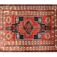 thumbnail image 1 of Ahgly Company Machine Washable Indoor Rectangle Traditional Orange Salmon Pink Area Rugs, 6' x 9', 1 of 7