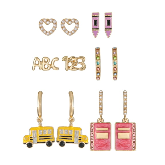 Packed Party Classroom Cutie 6-Piece Earring Set