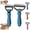 Blue_M, variant on Pet Pro Grooming Tool, 2-in-1 Deshedding Dog Brush with 9/17 Teeth Undercoat Rake for Dogs & Cats, Dual-Sided Stainless Steel Pet Comb for Long Hair & Thick Coats, Blue, Middle