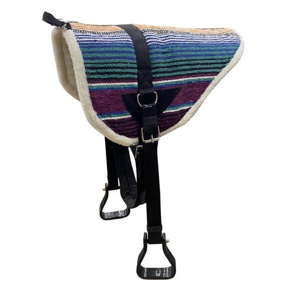 Showman Southwest Serape Design Bareback Saddle Pad