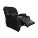 thumbnail image 2 of Sillón Reposet Midtown Concept Reclinable tapizado en simil cuero negro, 2 of 4