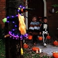 thumbnail image 5 of Halloween Savings Halloween Decorations Solar Witch Large Crashing Witch into Tree Outdoor Decor Lighted Flying Witch for Tree Yard Patio Porch Outdoor Decoration Halloween Decorations indoor Outdoor, 5 of 7