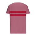 thumbnail image 3 of Camisetas de Manga Corta para Mujeres Casual, Camiseta con Botón Impreso a Damas para Diario, Espectáculo Y Fiesta, 3 of 6