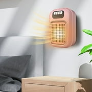 Chmadoxn Heaters for Indoor Use Mini Heater Small Household Heater Heater Portable Wall Mounted Hot Fan Silent Office Mini heater