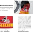 thumbnail image 4 of Football Blanket for Men Women Football Lovers Gifts Soft Flannel Warm Throw Blanket Football Style Travel Blanket for Men Football Fans Blankets for Sofa Bed Bedroom Living Room 30x40 Inch, 4 of 14