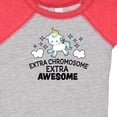 thumbnail image 4 of Inktastic Extra Chromosome Extra Awesome with Unicorn Boys or Girls Baby Bodysuit, 4 of 5