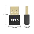 thumbnail image 4 of Adaptador USB portátil compatible con Bluetooth 5.3 sin controlador para computadora de escritorio Sywqhk Para estrenar, 4 of 4