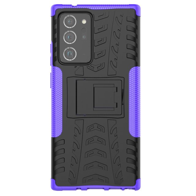 2-in-1 Hard Back Cover Shockproof Phone Case With Built-in Portable Kickstand For Samsung Galaxy Note 20 / Samsung Galaxy Note 20 Ultra
