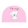 thumbnail image 1 of Gorro de natación 3D Sunnimix Nadar infantil Rosa oso de peluche, 1 of 8
