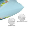 thumbnail image 5 of Kll Dreaming Travel Pillow Covers Envelope Closure,Super Soft And Cozy Fuzzy Fleece Pillow Case Cover 16"X24", 5 of 8