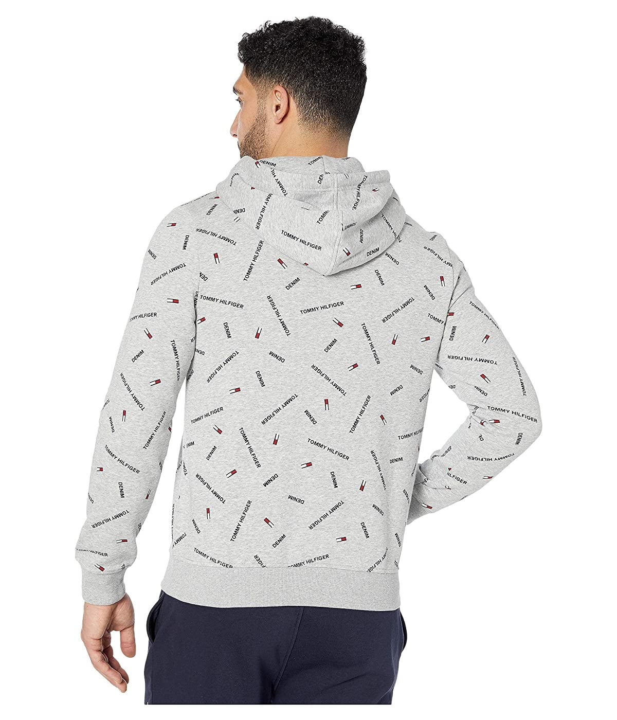 tommy jeans signature pullover hoodie
