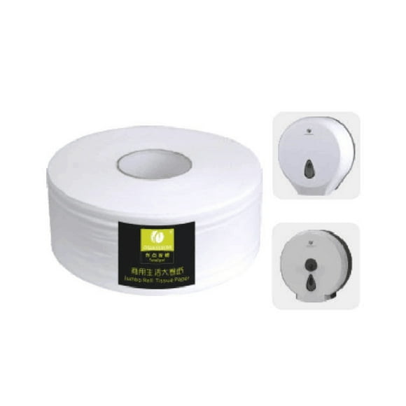 Zootealy CHUANGDIAN 1 Roll Toilet Paper Bathroom Roll Paper Towels Pulp Wood Kitchen Roll Papers Soft & Comfortable for Home Office Hotel Restaurant