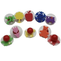 Center Enterprises Giant Imaginative Play 2 Stamper Set with Storage Case, 3 Inch, Set of 10