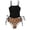 Black, variant on Girls Strappy Backless Sport Bikini Leopard Print Two Piece Swimsuit for and Junior Beachwear,Girls Swimsuits,15-16 Years