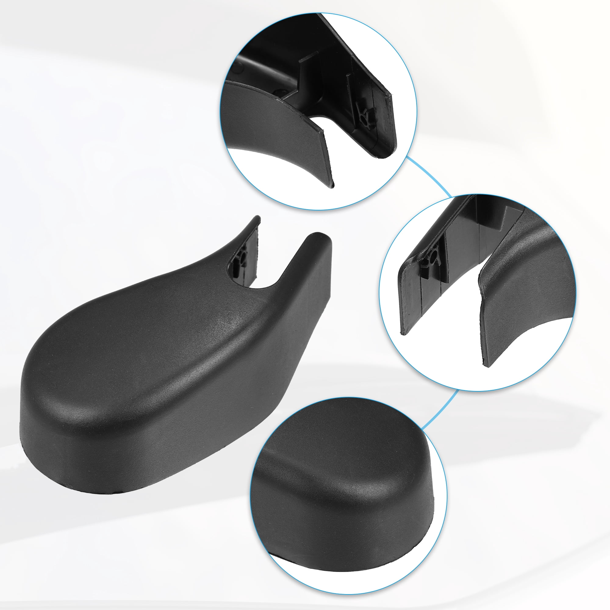 Unique Bargains Rear Wiper Arm Nut Cover Cap for Ford Focus 1-Pack Black