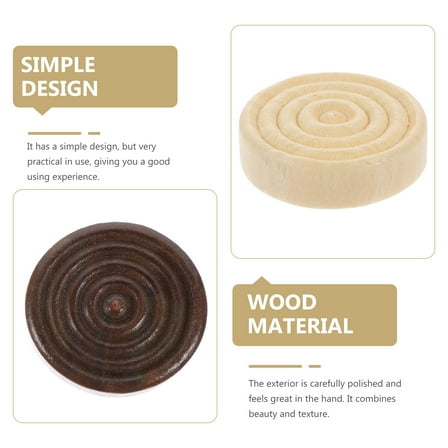 Amosfun wood checkers wooden checkers for friends and family indoor games 48pcs