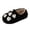 Black-A, variant on Unisex Halloween Slippers Spooky Ghost Slippers Cute Cozy Warm Plush Slip-On House Indoor and Outdoor Shoes