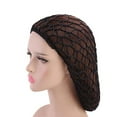 thumbnail image 3 of MRLESS 2pcs Crocheted Hair Net Caps for Women, Breathable Hair Care Accessories for Styling and Hair, 3 of 6