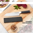 thumbnail image 3 of Cuchillo KitchenAid Gourmet forjado con triple remache Santoku de 18 cm, 3 of 9