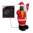 thumbnail image 2 of Papá Noel Inflable Adorno de Papá Noel inflable LED de 1,5 m Arreglo de jardín Decoración navideña (UE) Hugtrwg Libre de BPA, 2 of 9