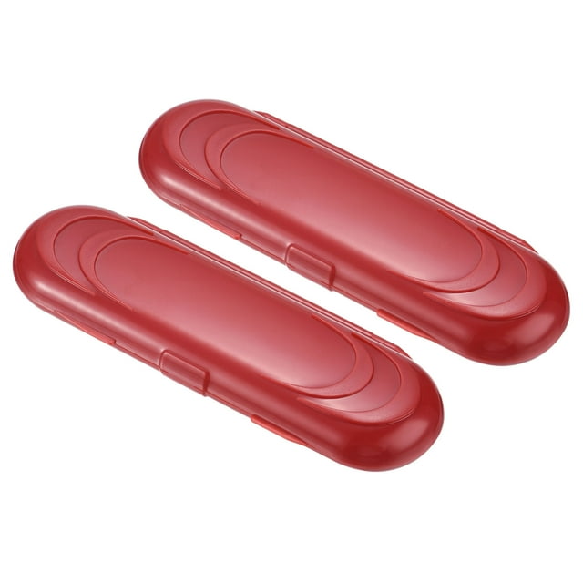 Unique Bargains Boîte de Rangement Portable en Nylon pour Fléchettes, Lot de 2 Supports de Fléchettes Sécurisés, Rouge
