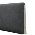 thumbnail image 6 of SAFAVIEH Couture Emmeline Leather Mid Back Swivel Office Chair, Slate Grey/Silver, 6 of 7