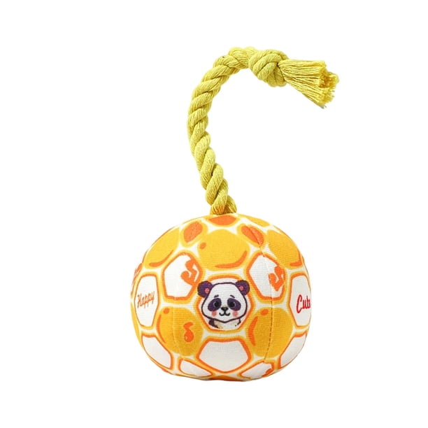 Juguete interactivo para perros que chirría, de tela suave con relleno de PP, resistente para morder y jugar, para interior y exterior, para cachorros y razas pequeñas y medianas
