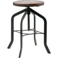 thumbnail image 2 of Lorell, Wood Seat Industrial Swivel Stool, 1 Each, 2 of 6