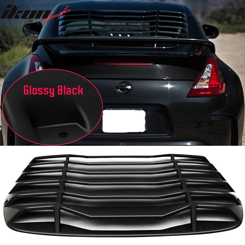 Fits 0917 Nissan 370Z IKON Rear Window Louvers Cover Sun Shade