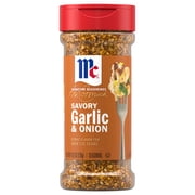 McCormick Seasoning, Garlic and Onion, Black Pepper and Sea Salt, 4.25 oz Bottle