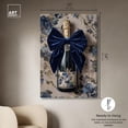 thumbnail image 4 of Blue Velvet Champagne Canvas Print Glam Wall Art by Art Remedy, Gallery Wrapped, 36 x 54, 4 of 5