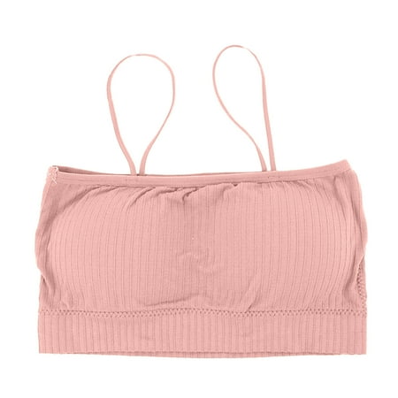 

Larisalt Sports Bras For Women Women s Plus Size Seamless Banded Full Coverage Underwired Bra Pink M