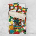 thumbnail image 1 of Senegal Bedding Set with Colorful Wildlife Graffiti and Nature Rises Roars, 1 of 7