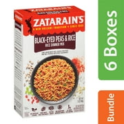 (6 pack) (6 Pack) Zatarain's Black Eyed Peas & Rice, 7 oz