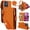 Orange, variant on For Motorola Moto G Play 5G 2026 RFID Blocking Wallet Case, Crossbody Purse Phone Case with 9 Card Slots, Zipper Pocket & Detachable Strap,Black,For Moto G Play 5G 2026